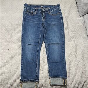 GAP Blue Denim Capri Jeans